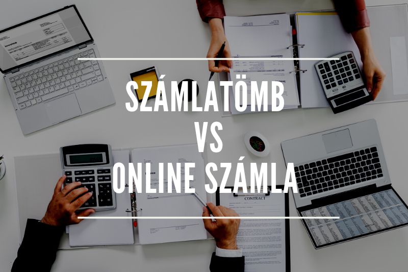 Papír alapú számlatömb VS Online számázó programok