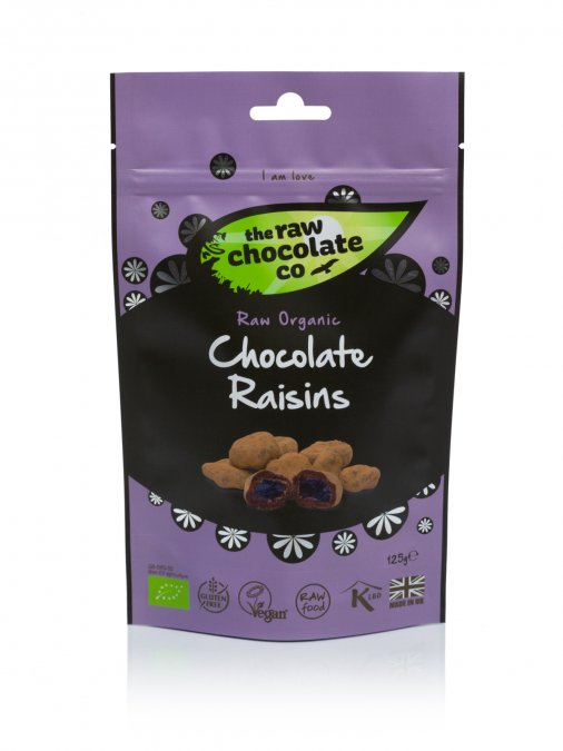 Nyers csokoládés csemege - Mazsola 125g