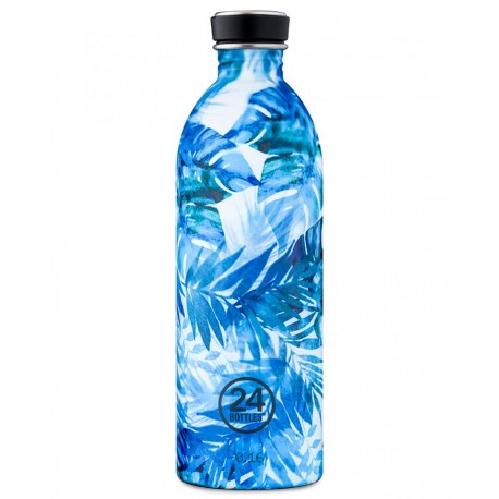 24Bottles Urban FLORAL kulacs Azure
