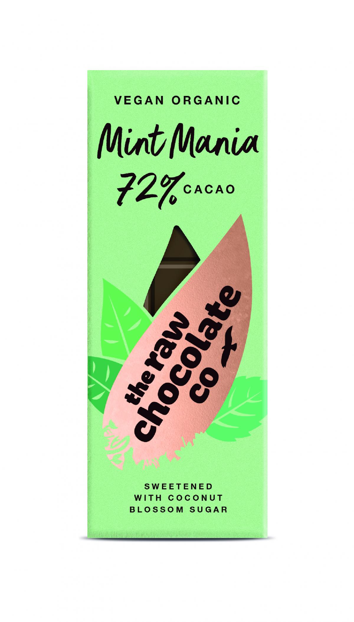 Nyers csokoládé szelet - Mentás 38g