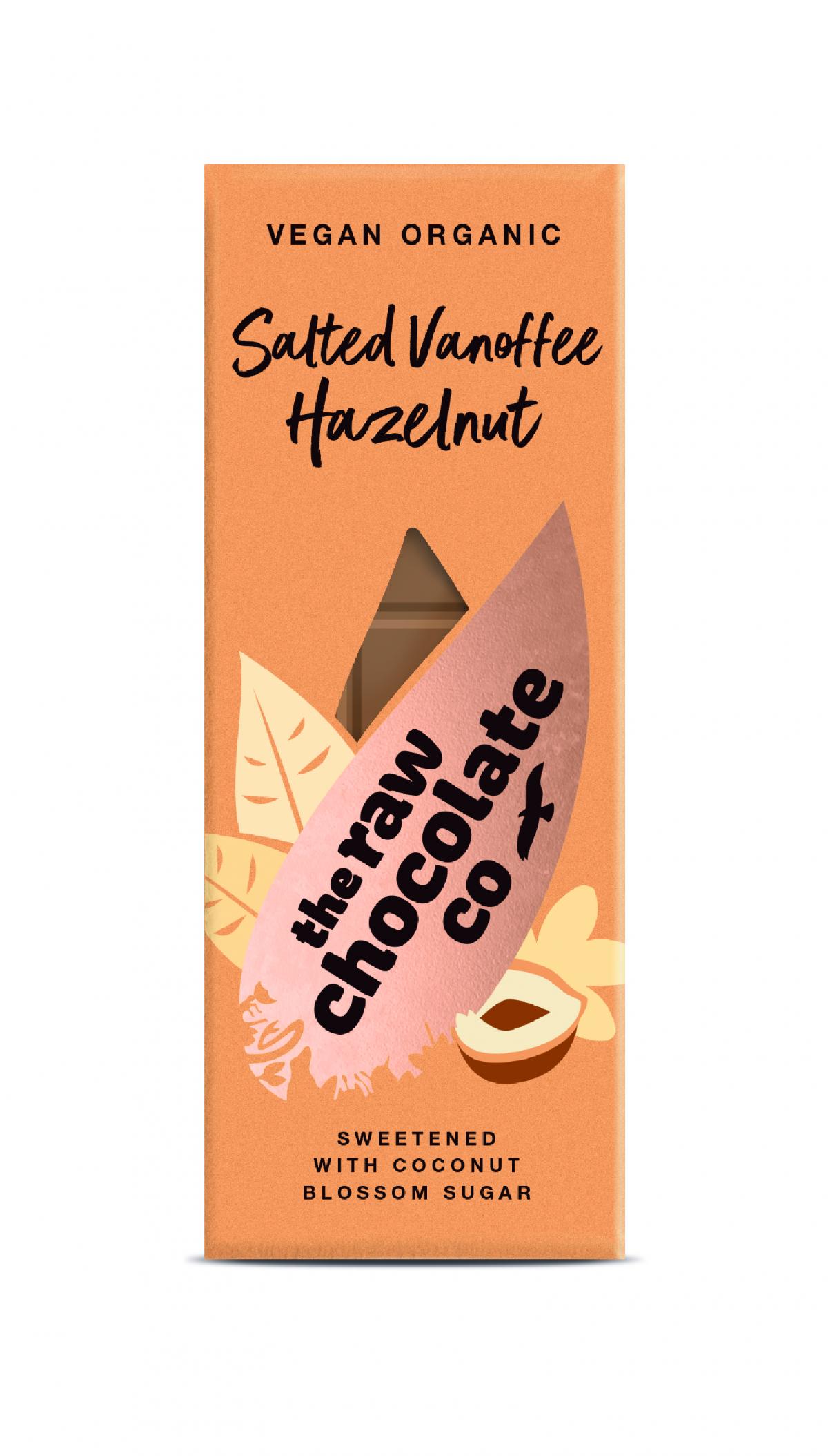 Nyers csokoládé szelet - Sós mogyorós Vanoffee 38g